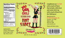 Load image into Gallery viewer, Cin Chili Serrano Hot Sauce - Passion Pickles
