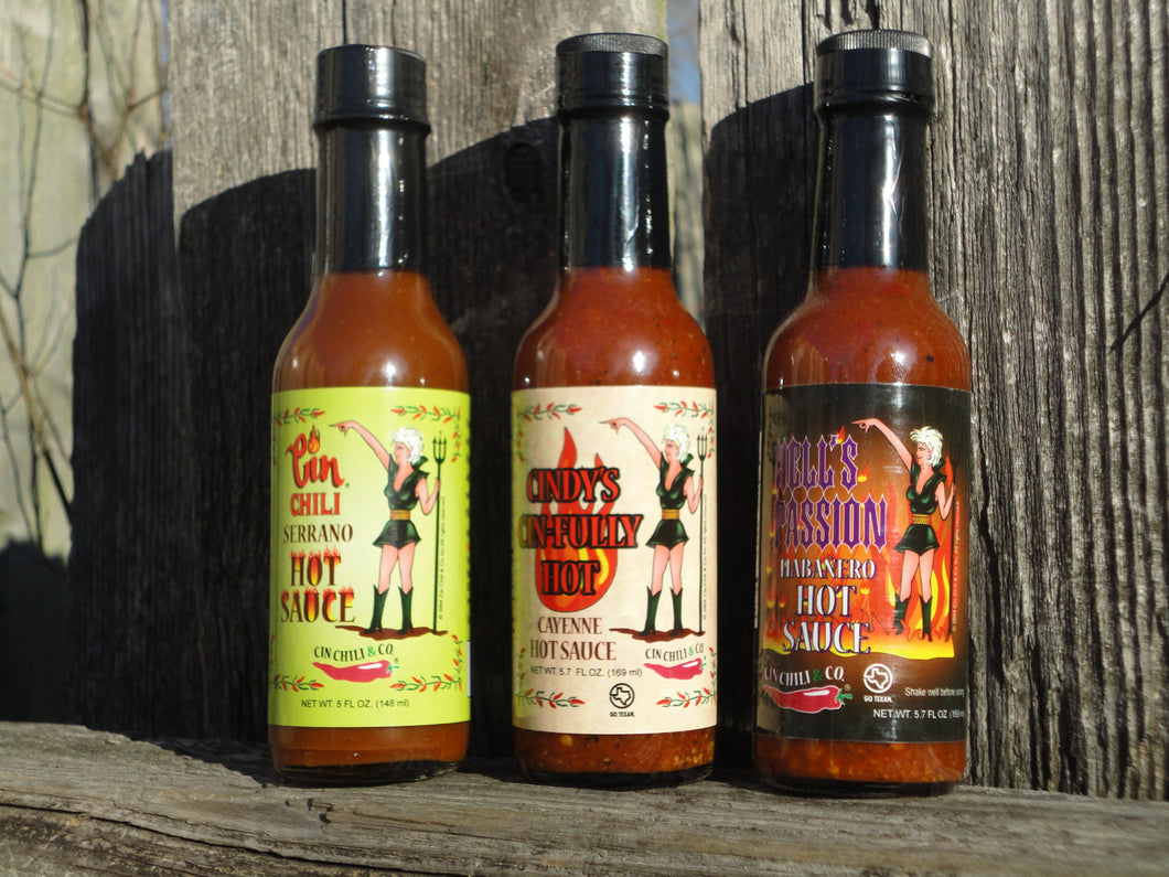 Trio Of Hot Sauces