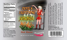 Load image into Gallery viewer, Devil&#39;s Lightning Bhut Jolokia &quot;Ghost Pepper&quot; Hot Sauce - Passion Pickles
